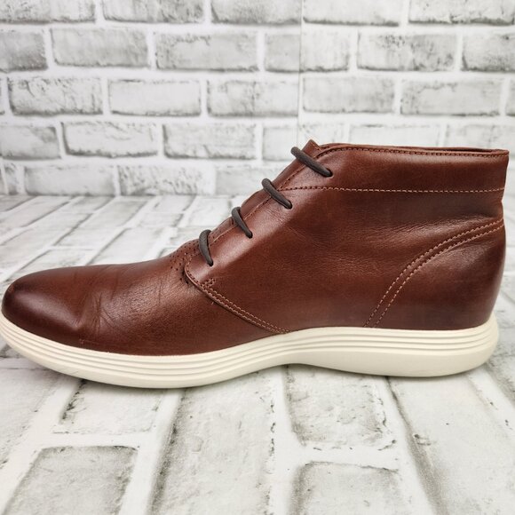 Cole Haan Grand Tour Men's Size 11 M Brown Leather Casual Comfort Chukka Boots - Picture 7 of 11